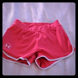 Size medium Umder Armour hot pink shorts!
